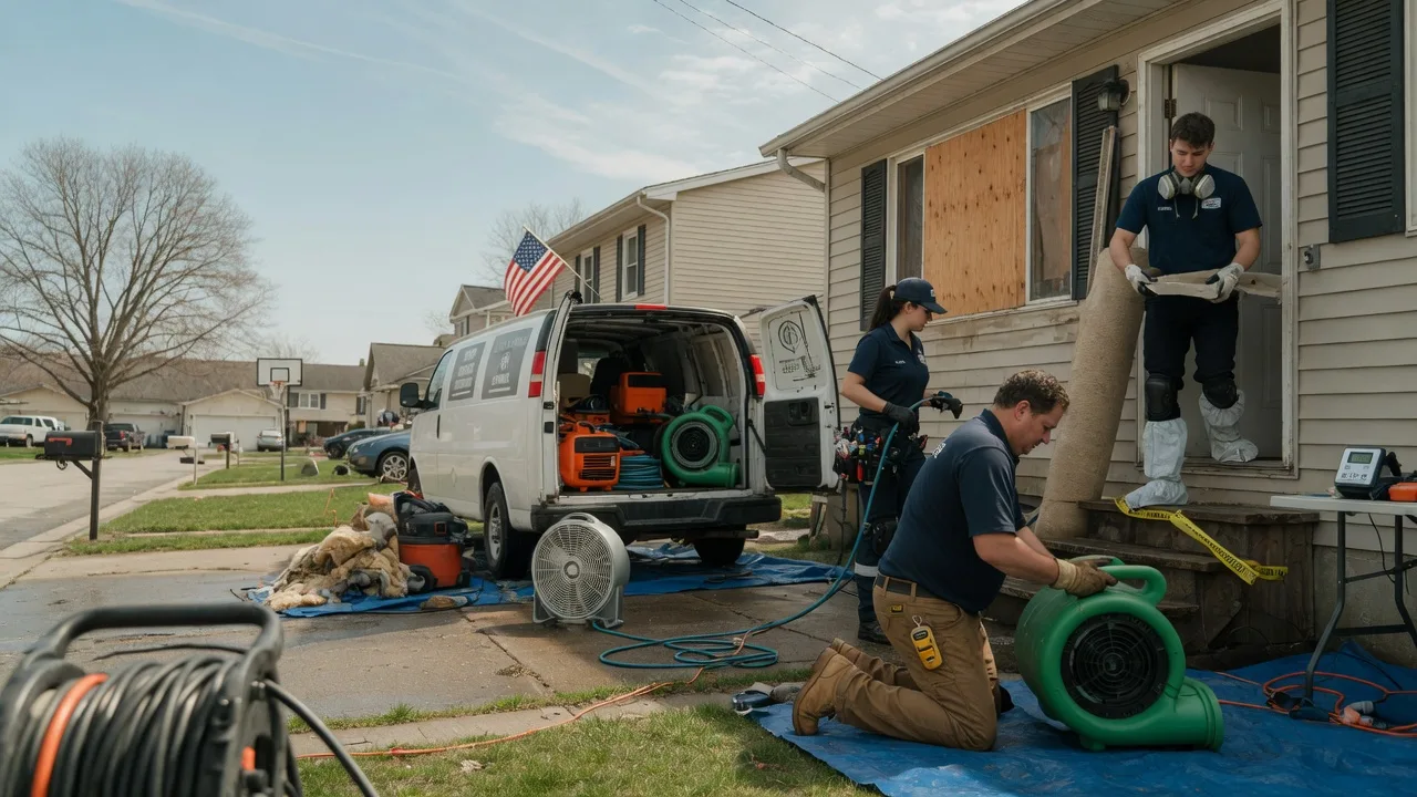 Water Damage Restoration in Bristol, IL near me
